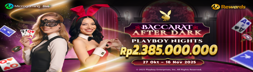 MG LIVE - Baccarat After Dark: Playboy Nights