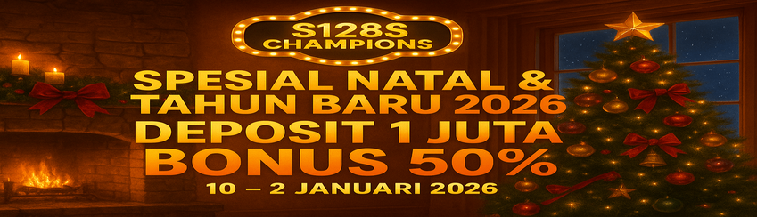 Promo Natal & Tahun Baru Deposit 1 Juta Bonus 50%