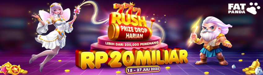 FAT PANDA – 777 RUSH PRIZE DROP HARIAN!