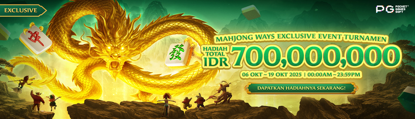 PG SOFT - MAHJONG WAYS EXCLUSIVE EVENT TURNAMEN!