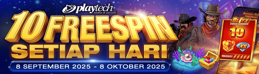 PLAYTECH - KAMPANYE FREE SPIN!