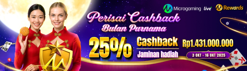 MG LIVE - PERISAI CASHBACK BULAN PURNAMA!